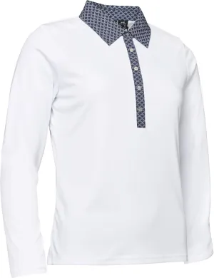 ABACUS Sportswear Womens Golf Polo, Golf Polo Shirts for Women, Crail Longsleeve Golf Polo Shirt
