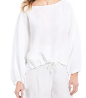 BRYN WALKER GIANNA SHIRT 3414 WHITE