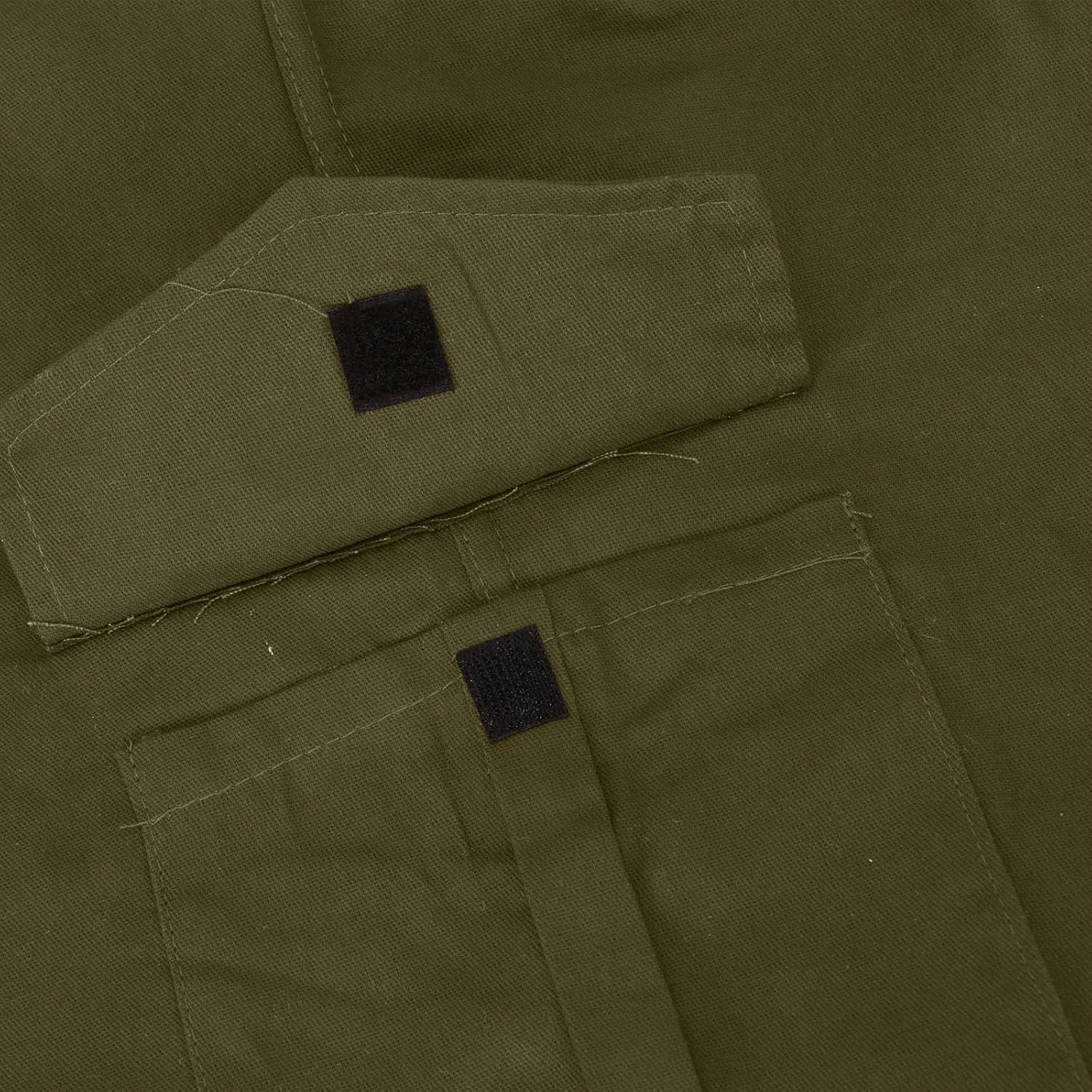 Cargo Pants for Men Regular Fit Drawstring Slacks Tapered Cotton Elastic Waist Multi Pockets Solid Sweatpants