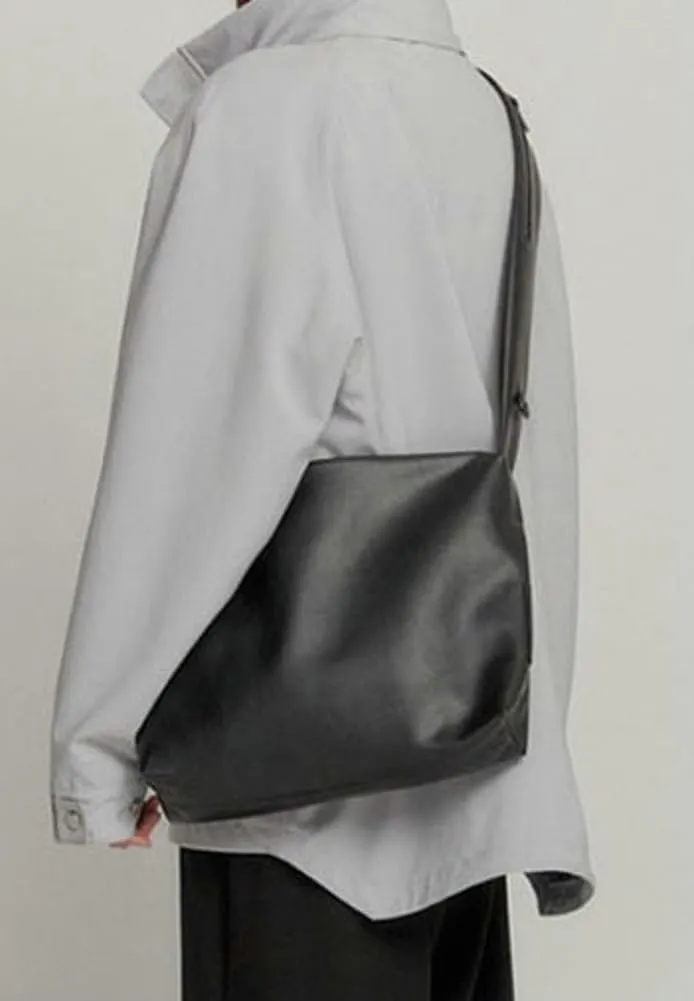 Casual Shoulder Crossbody Bag for Women Men Soft Vegan Leather Tote Purses Large Handbag Work Travel Messenger Satchel