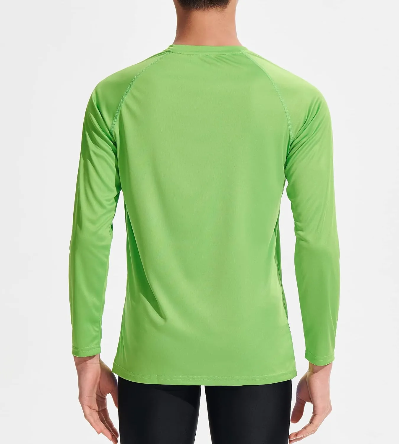 DEVOROPA Boy's UPF 50  Long Sleeve Rash Guard Swim Shirt Quick Dry Lightweight Swimsuit Youth SPF Fishing Hiking Sun Shirts