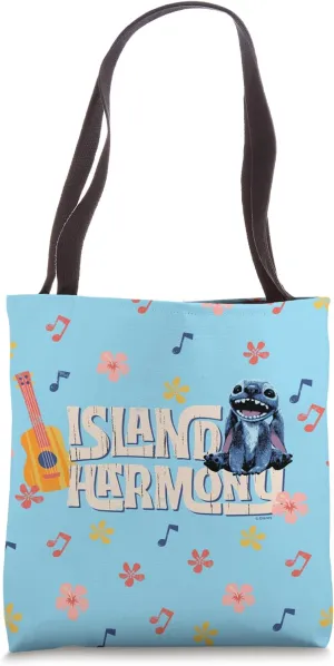 Disney Lilo & Stitch Island Harmony Distressed Logo Tote Bag