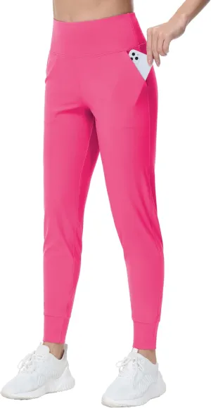 Dragon Fit Joggers for Women with Pockets,High Waist Workout Yoga Tapered Sweatpants Women's Lounge Pants