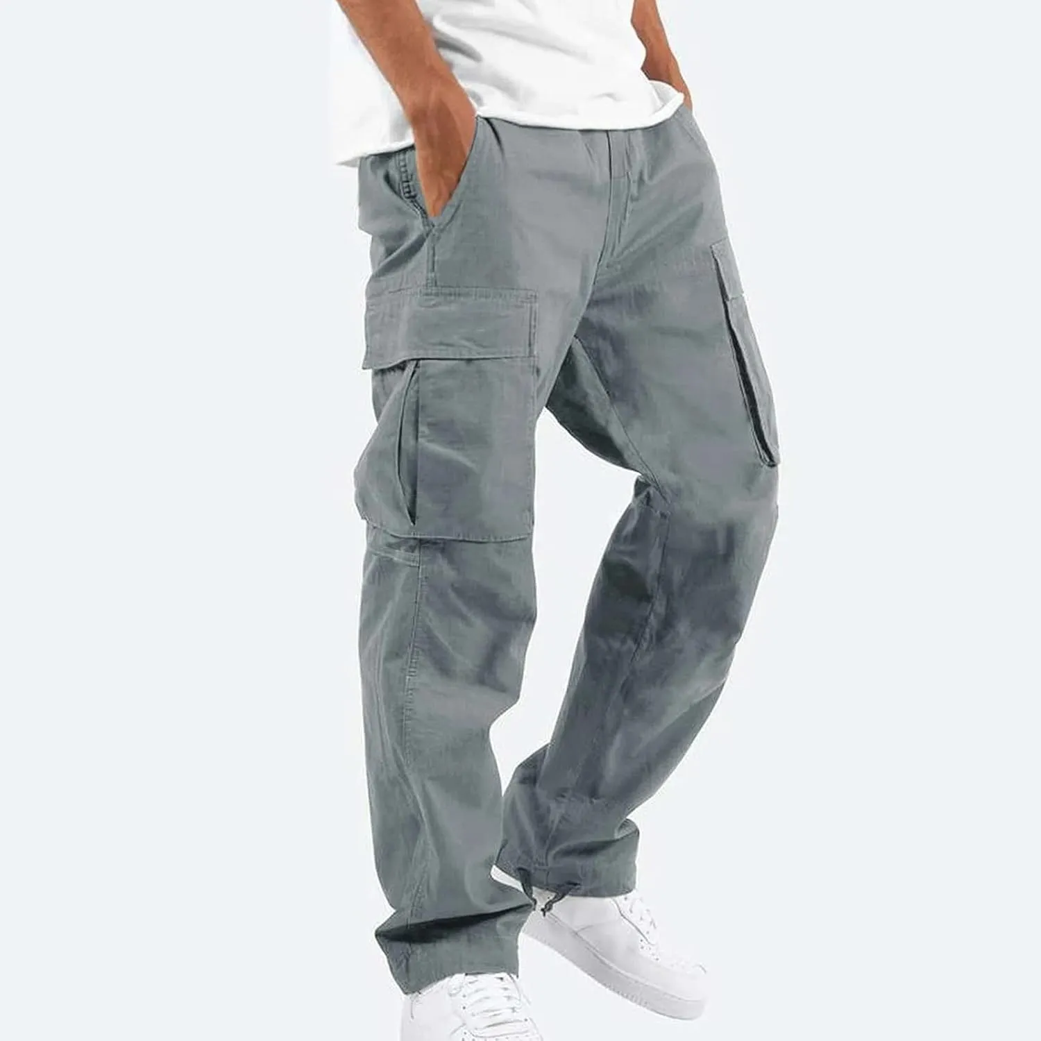 DuDubaby Men's Sports Casual Jogging Trousers Lightweight Hiking Work Pants Outdoor Pant