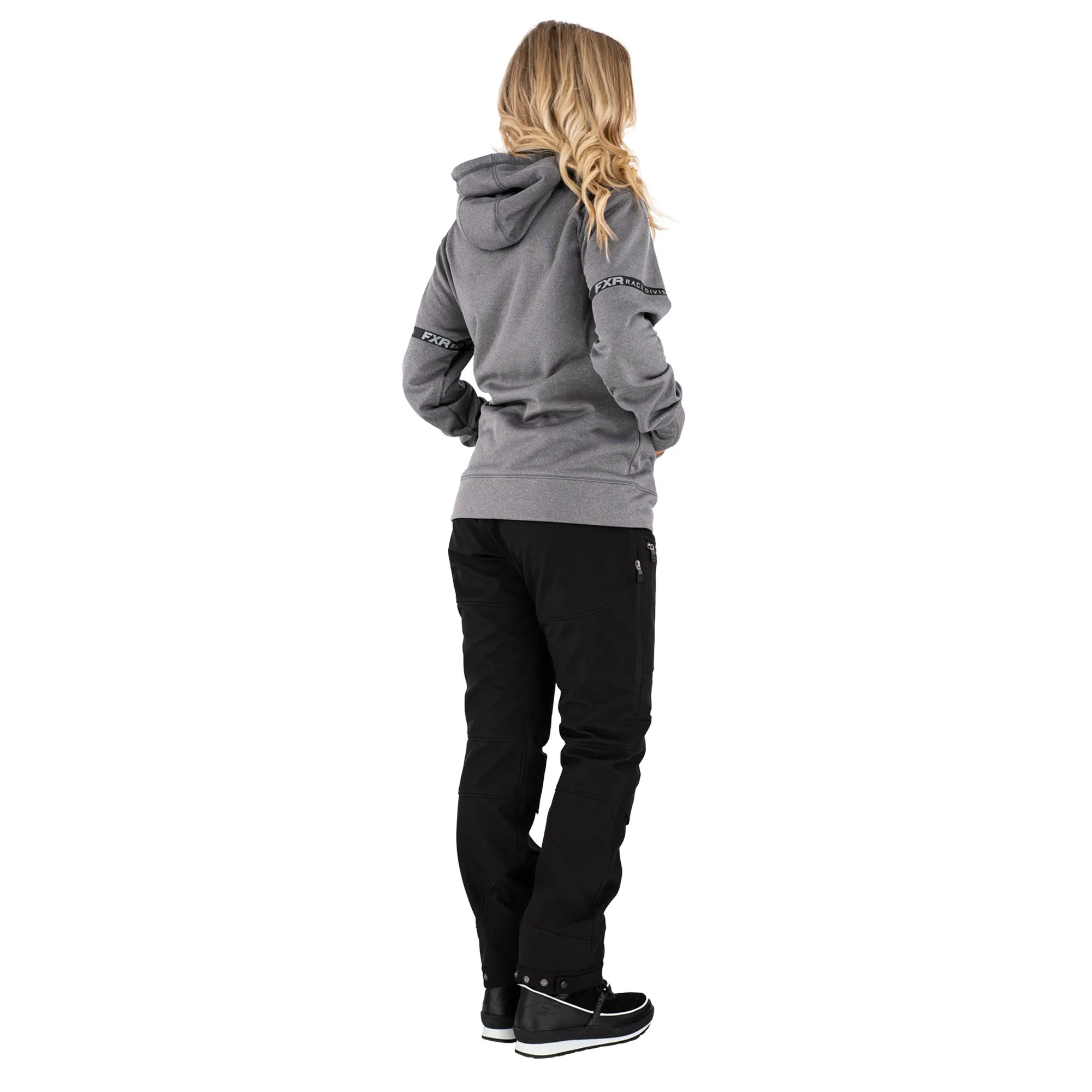 FXR  Womens Altitude Softshell Snowmobile Pants Black Electric Pink Snow Bibs