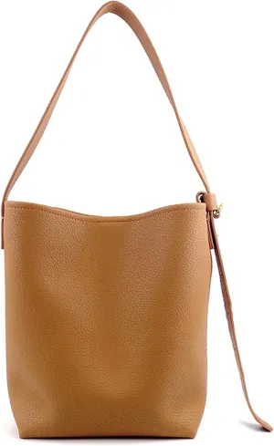 Genuine Leather Hobo Bag for Women Large Tote Bag Shoulder Bag Top-Handle Purse with Adjustable Shoulder Strap, One Color, One Size