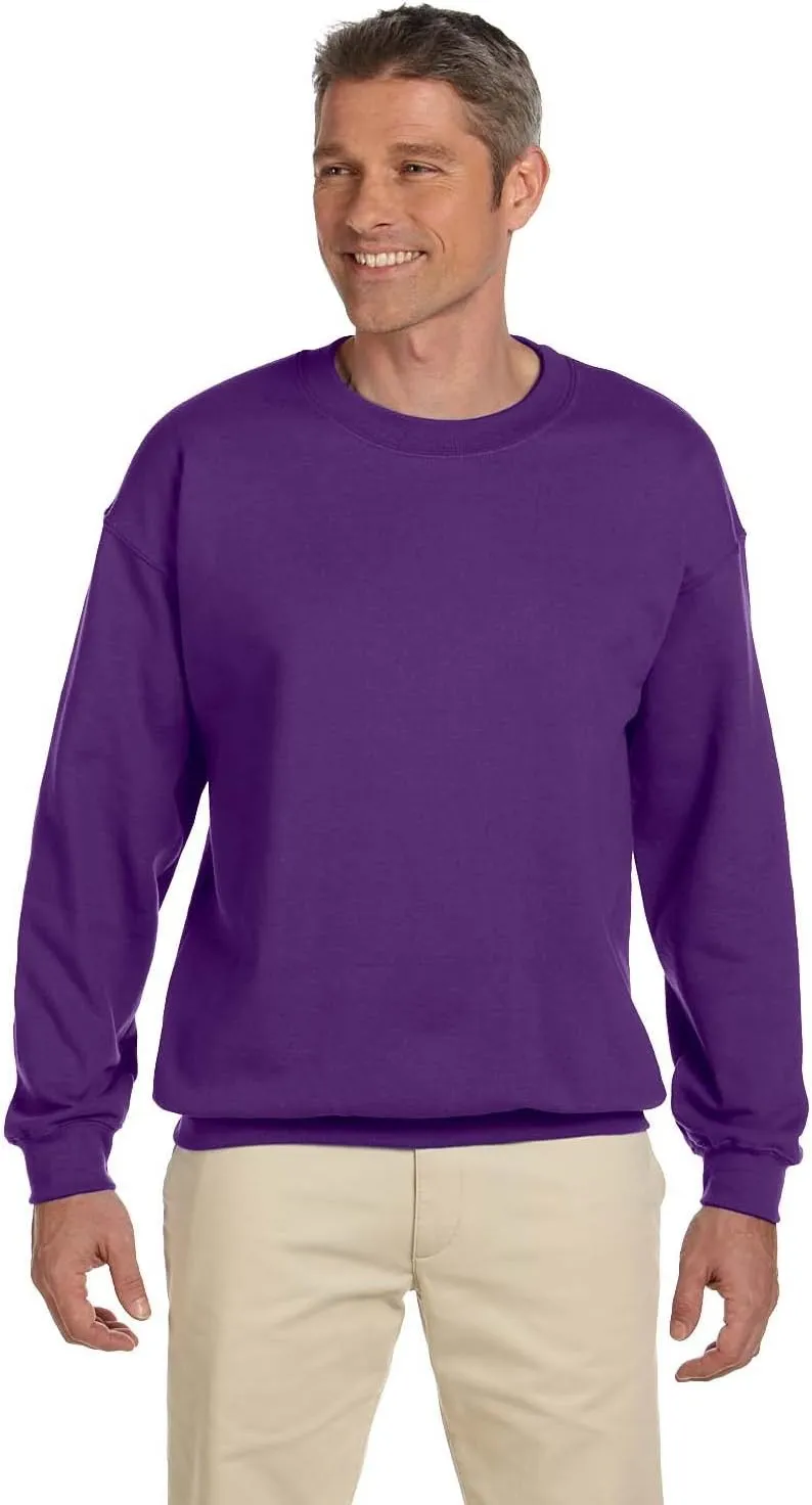 Gildan Men's Heavyweight Waistband Sweatshirt, Purple, M