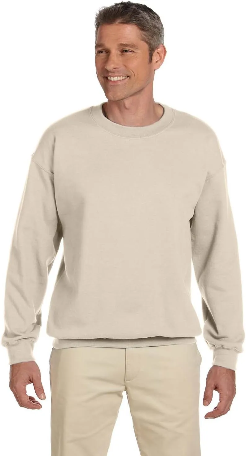 Gildan Men's Heavyweight Waistband Sweatshirt, Sand, S
