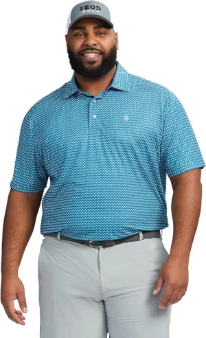 IZOD Men's Big and Tall Swingflex Elite Short Sleeve Golf Polo