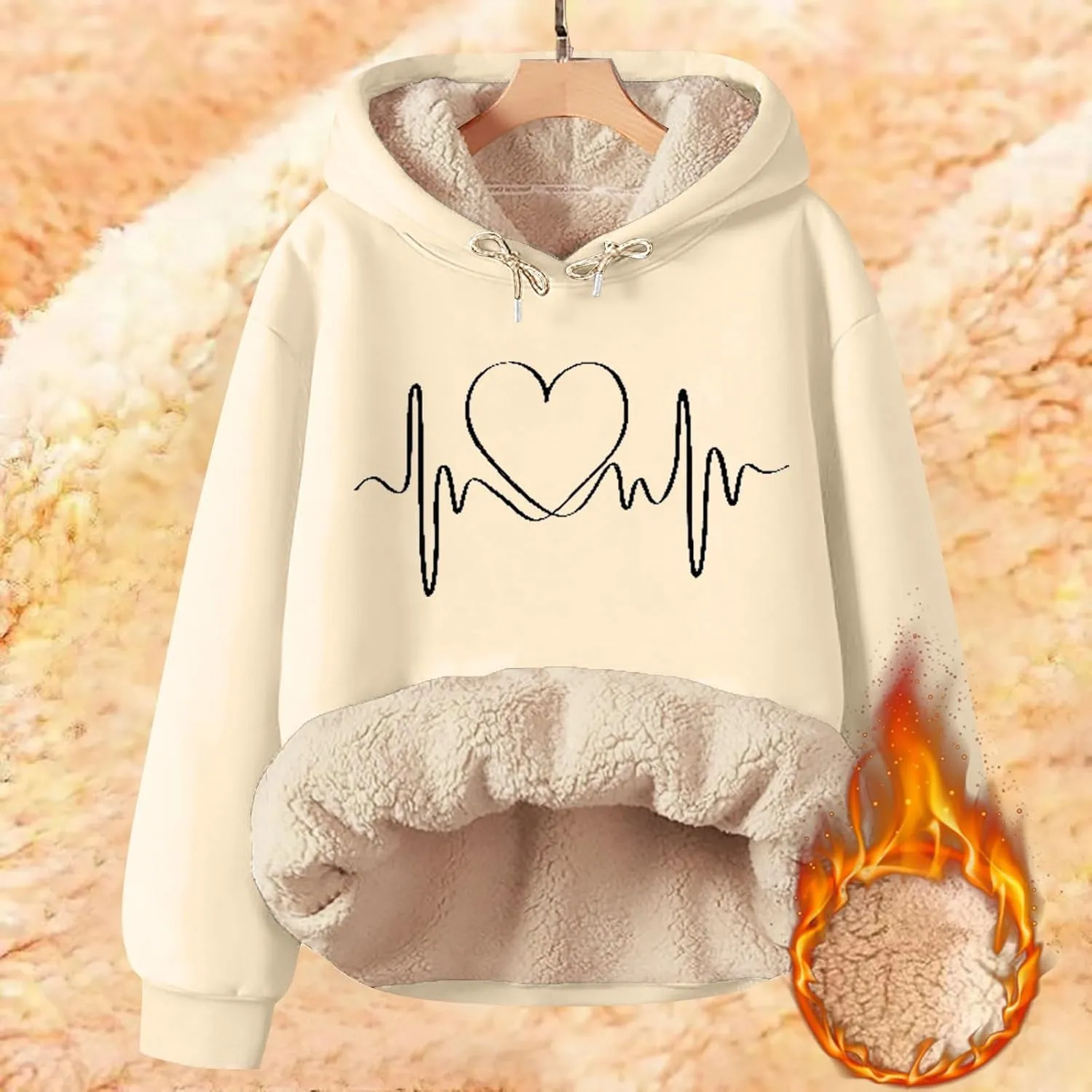 JOFOW womens graphic hoodies hooded sweatshirt women cute sweatshirts for women essentials hoodie