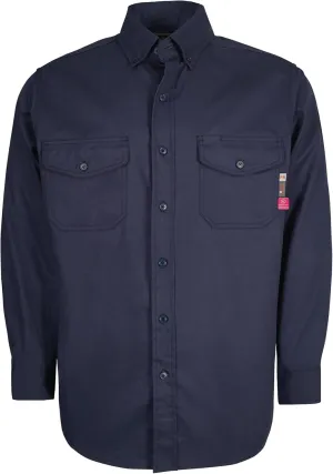 KONRECO FR Shirts for Men 6.5oz Lightweight Work Uniform Flame Resistant Welding Shirt/Water & Stain Repellent