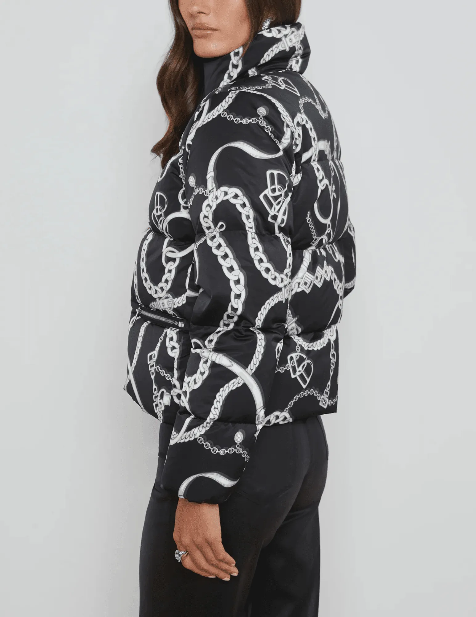 L'Agence Stowe Crop Down Puffer