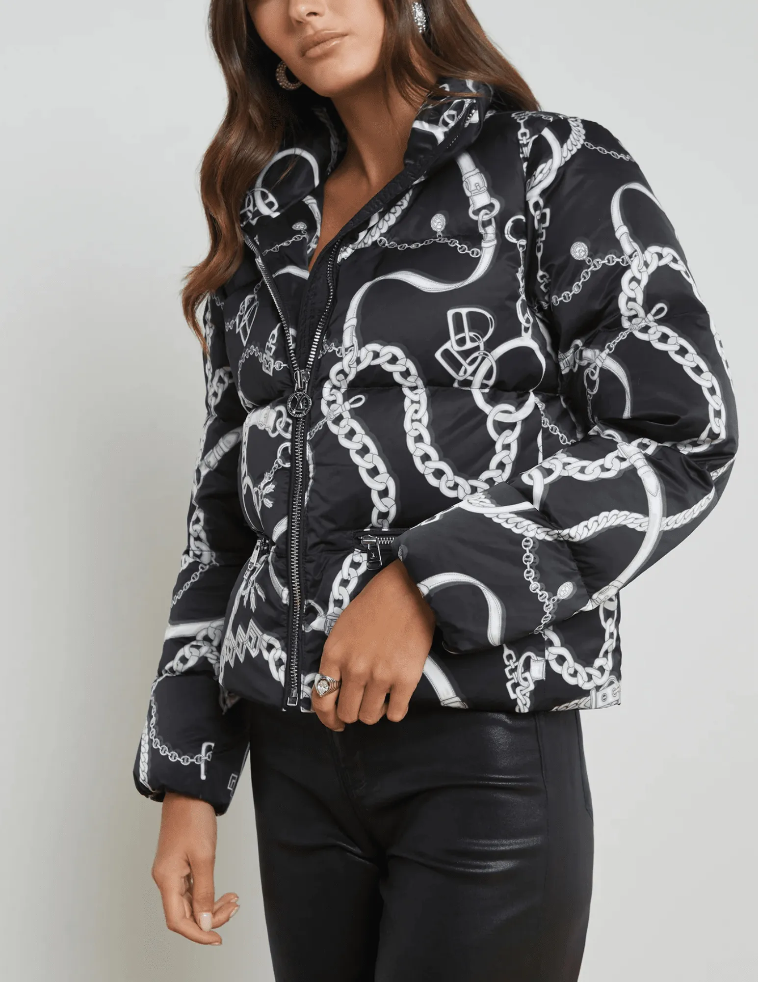 L'Agence Stowe Crop Down Puffer