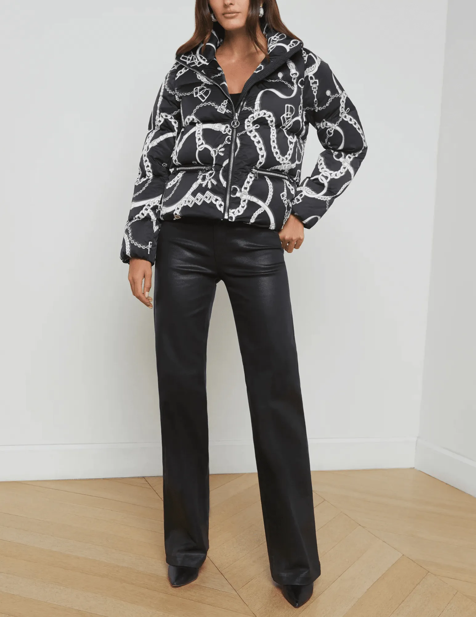 L'Agence Stowe Crop Down Puffer