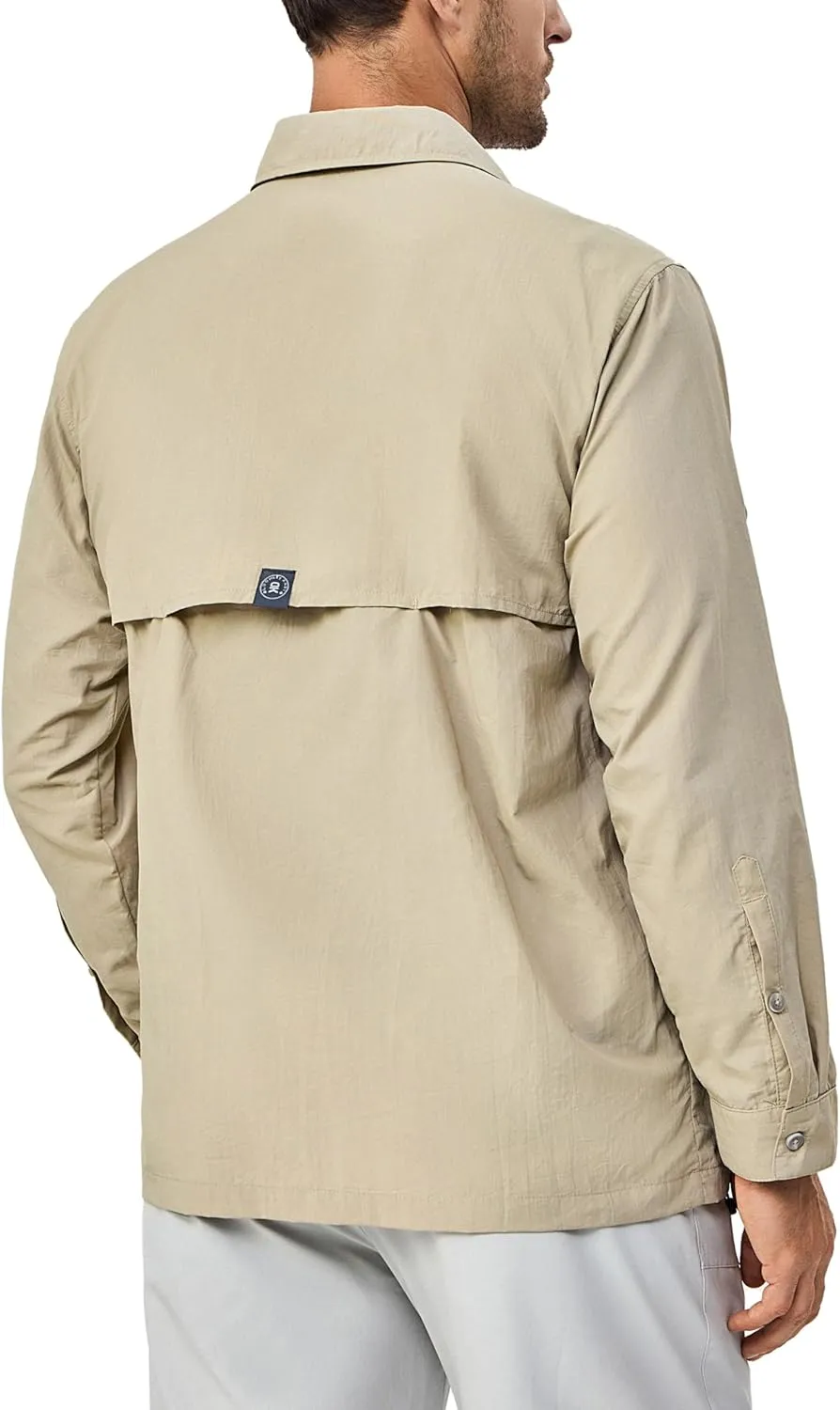 Little Donkey Andy Men's Lightweight Quick Dry Shirts for Hiking Travel Fishing Long Sleeve UPF50 Cargo Pockets