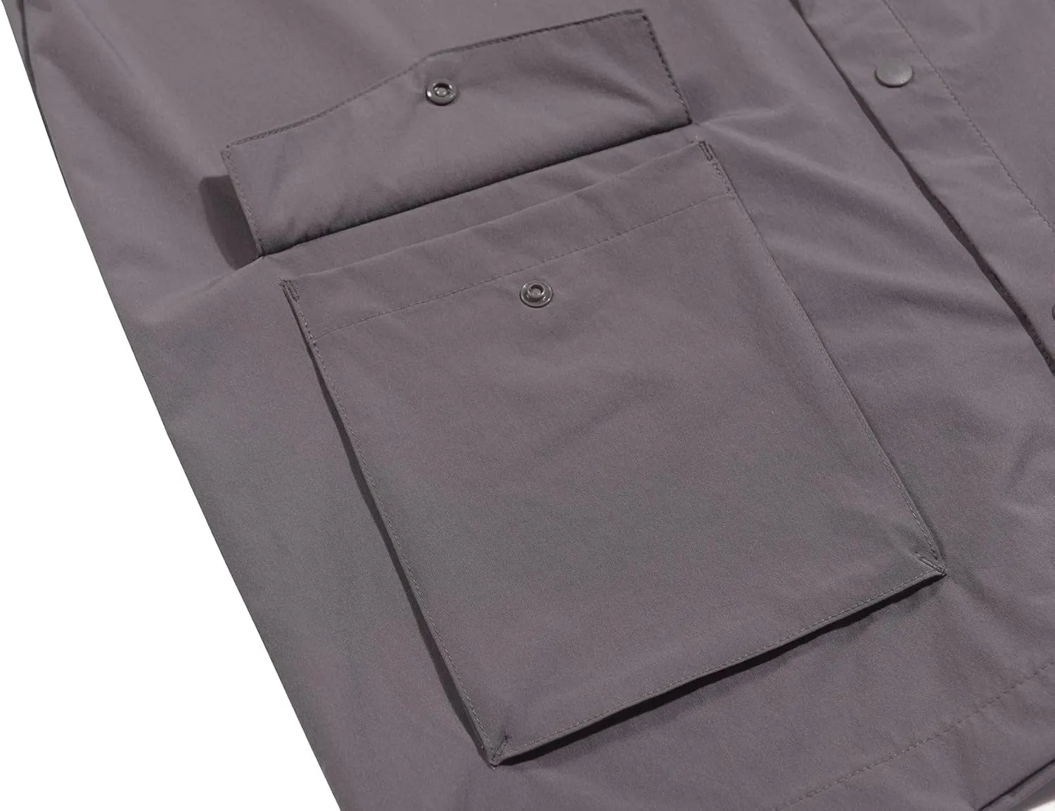 Little Donkey Andy Men's Lightweight Quick Dry Shirts for Hiking Travel Fishing Short Sleeve UPF50 Cargo Pocket