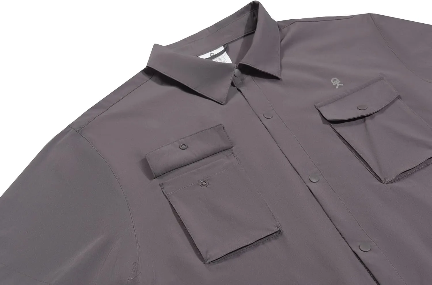 Little Donkey Andy Men's Lightweight Quick Dry Shirts for Hiking Travel Fishing Short Sleeve UPF50 Cargo Pocket