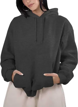 M MA CROIX Womens Premium Heavyweight Pullover Hoodie Oversized Sweatshirt Kangaroo Pocket Loose Fit XS-5XL