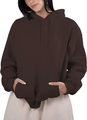 M MA CROIX Womens Premium Heavyweight Pullover Hoodie Oversized Sweatshirt Kangaroo Pocket Loose Fit XS-5XL