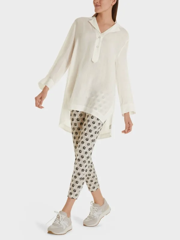 Marccain Ramie Tunic Shirt Ss5406w96