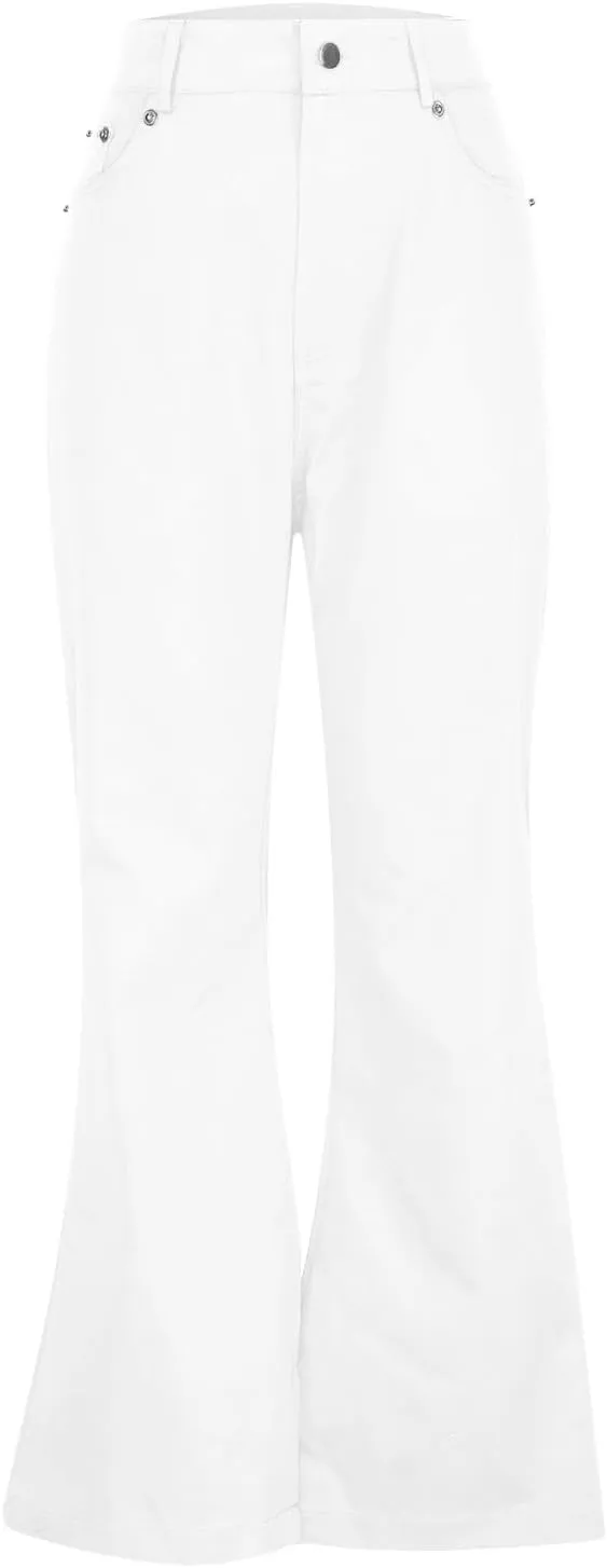 Mens Casual Pants, 70s Outfits for Men Outdoor Solid Color Fashion Summer Slim Fit Baggy Bottom Pants with Pockets