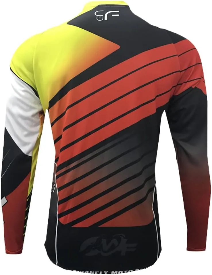 Men's Summer Running Sports Tops Long Sleeve Cycling Jerseys UV Protection Mountain Biking Quick Dry T-Shirts