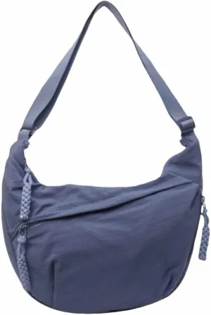 Nylon Crescent Crossbody Bag - Adjustable Hobo Shoulder Bag for Women
