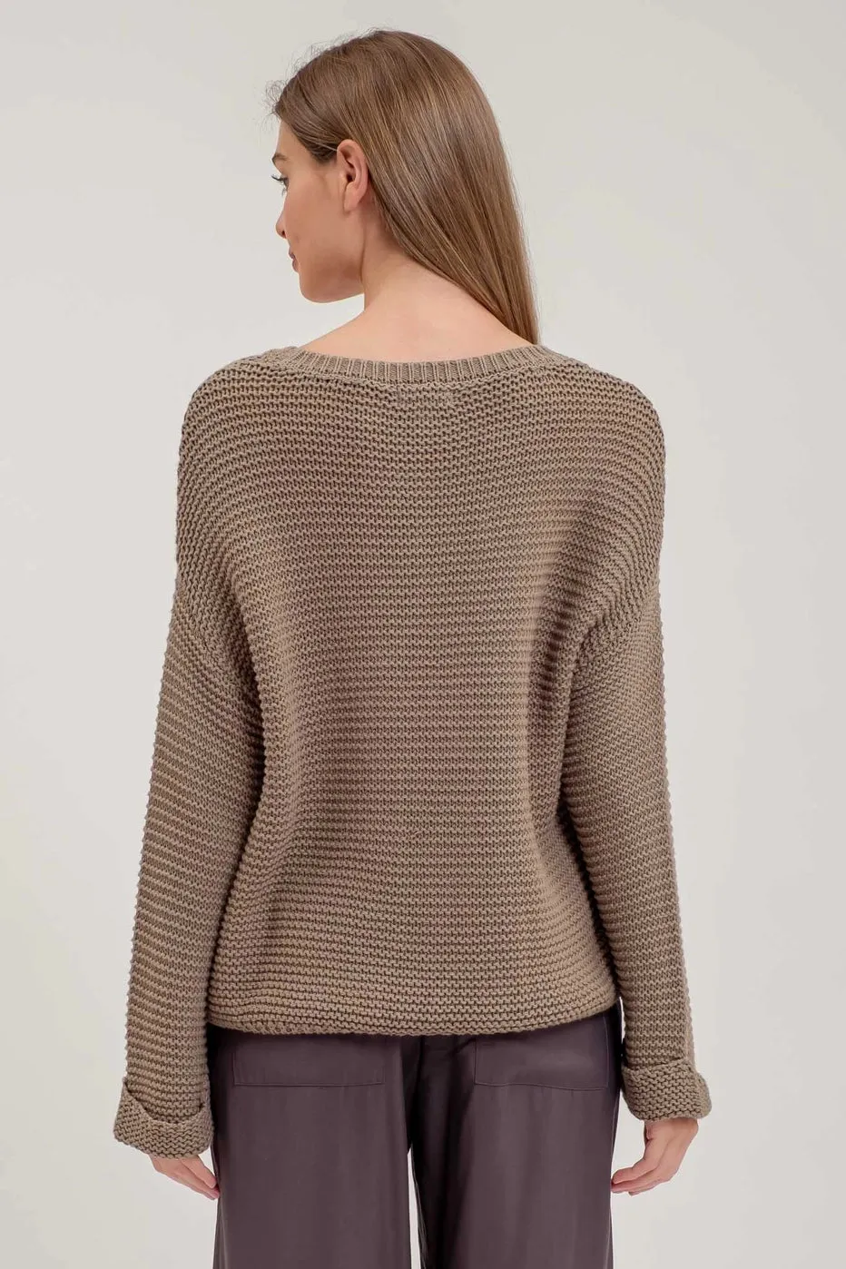 Olive Chunky Knit