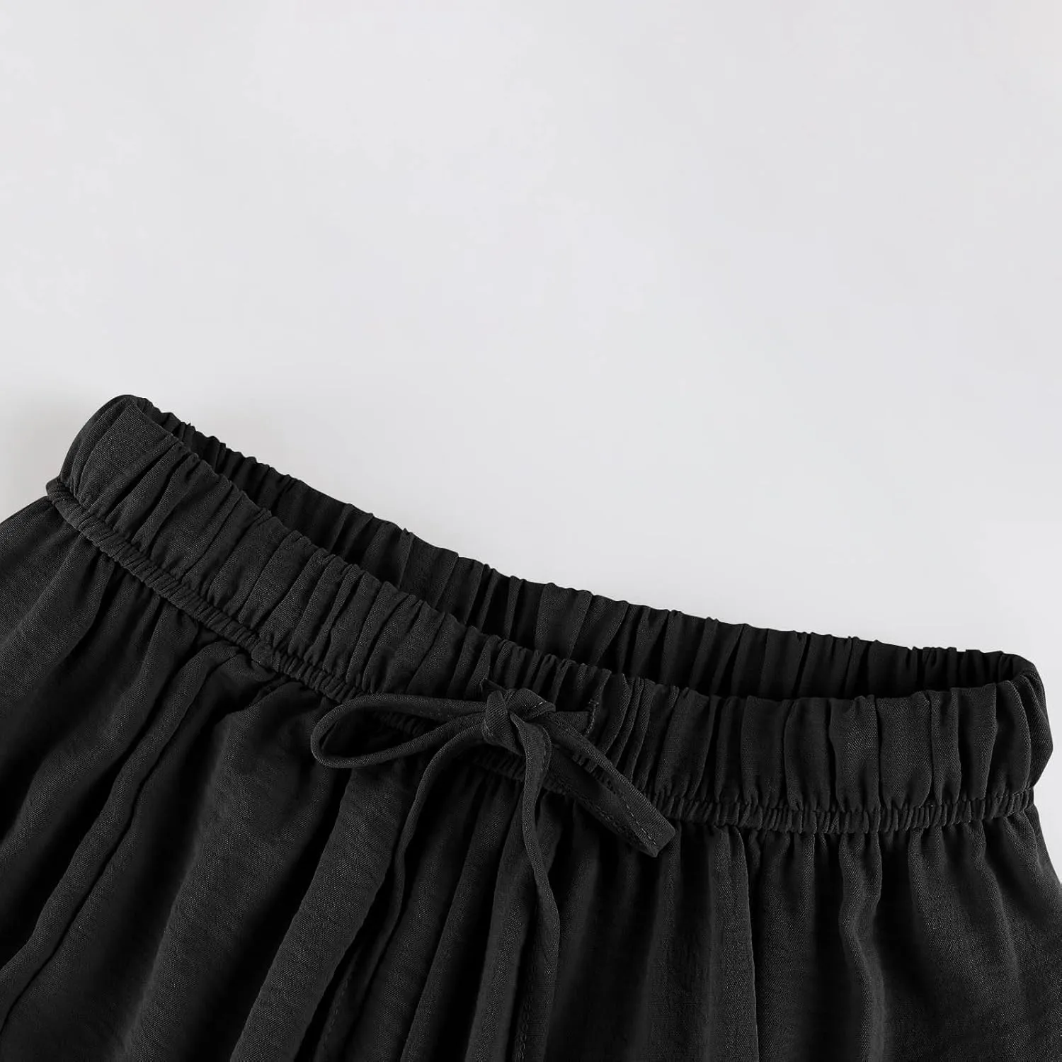 Plus Size Womens Wide Leg Pants High Waisted Casual Boho Pants Loose Flowy Palazzo Summer Beach Vacation Trousers