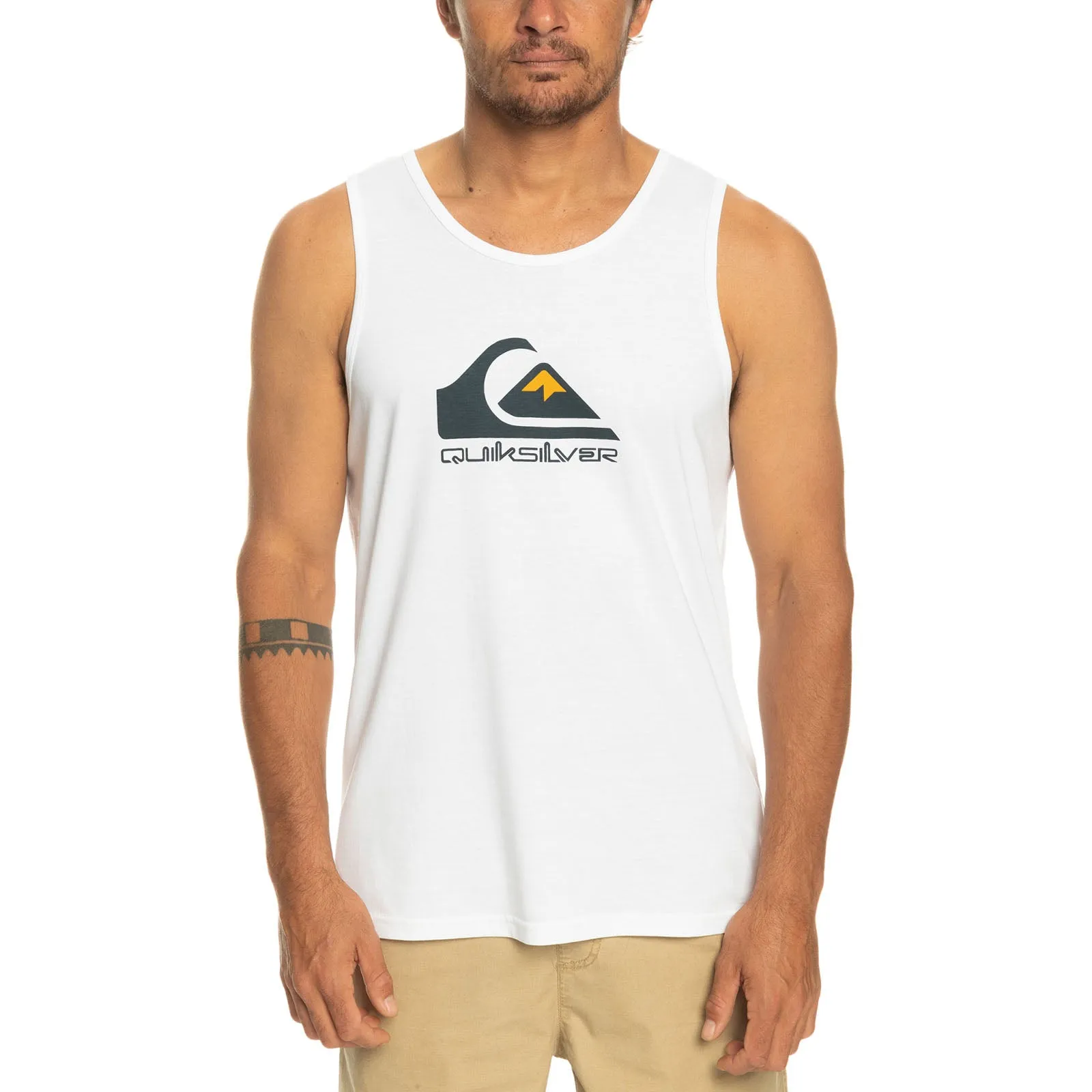Quiksilver Mens Big Logo Cotton Vest Top