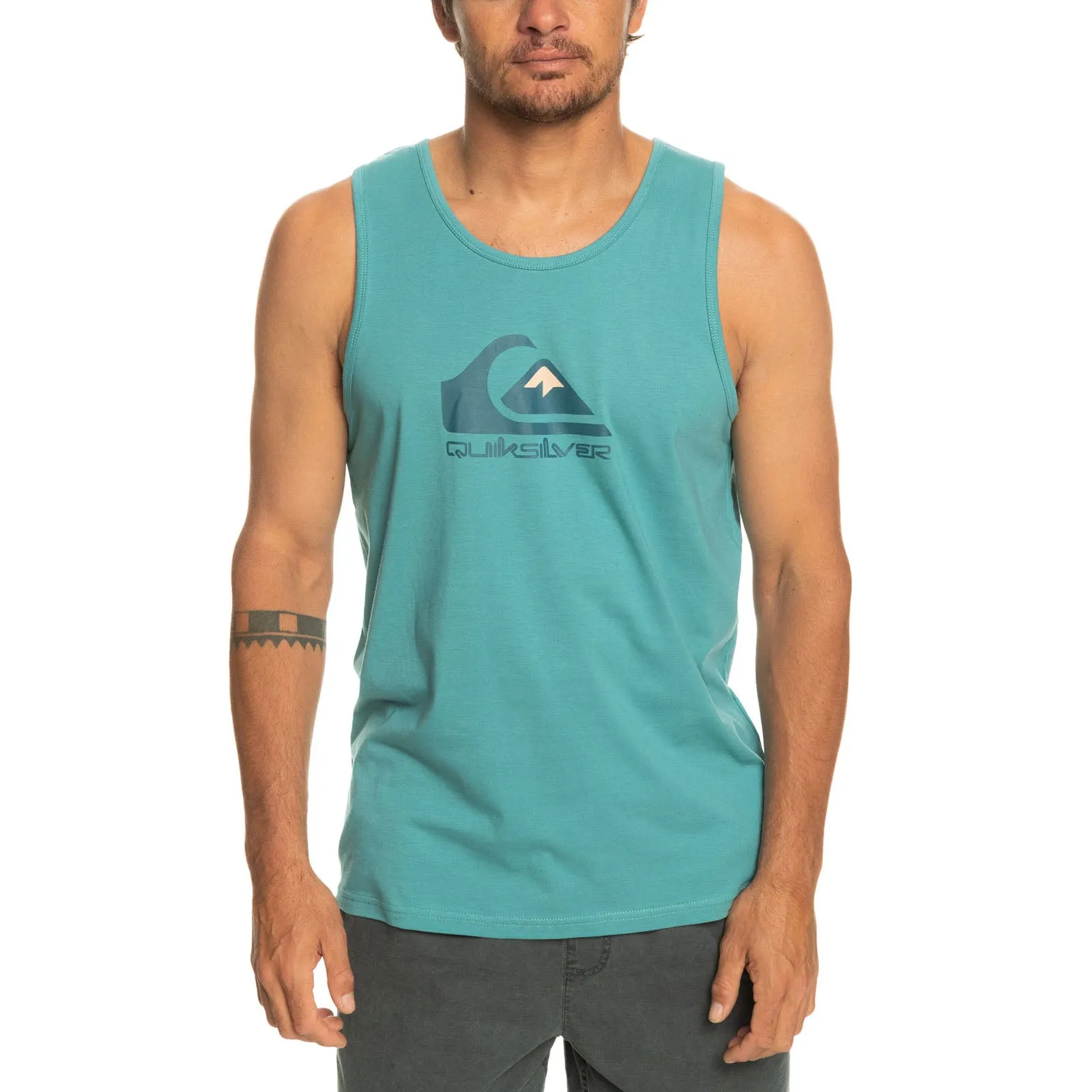 Quiksilver Mens Big Logo Cotton Vest Top