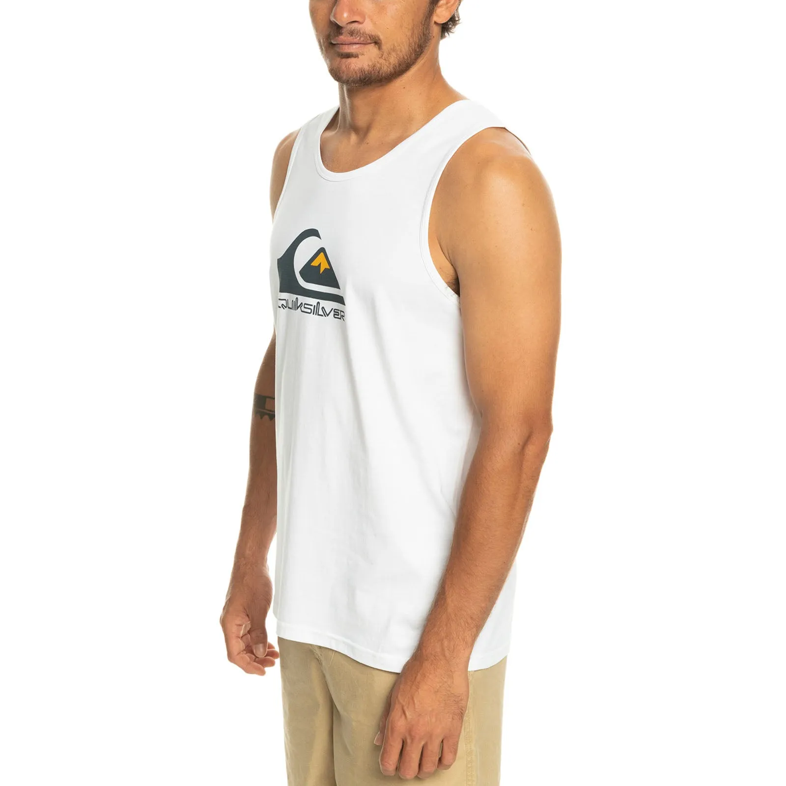 Quiksilver Mens Big Logo Cotton Vest Top
