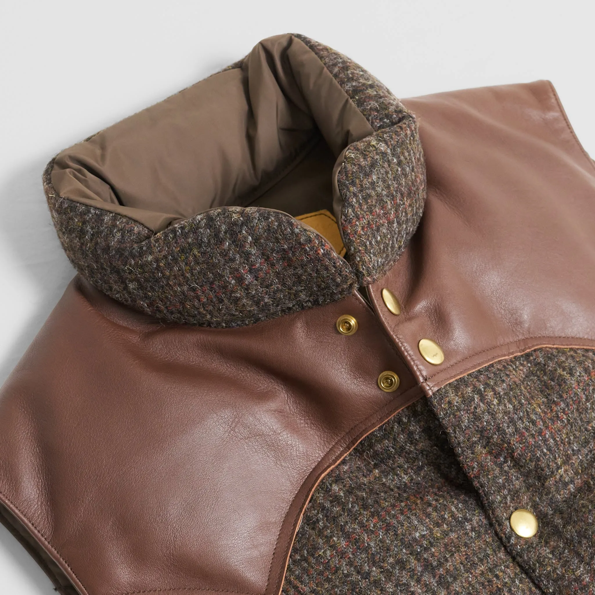 Rocky Mountain Featherbed Harris Tweed Down Vest