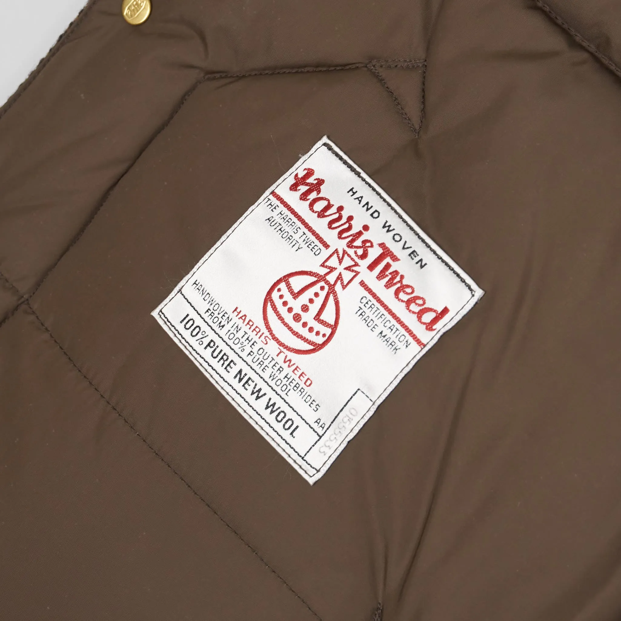Rocky Mountain Featherbed Harris Tweed Down Vest