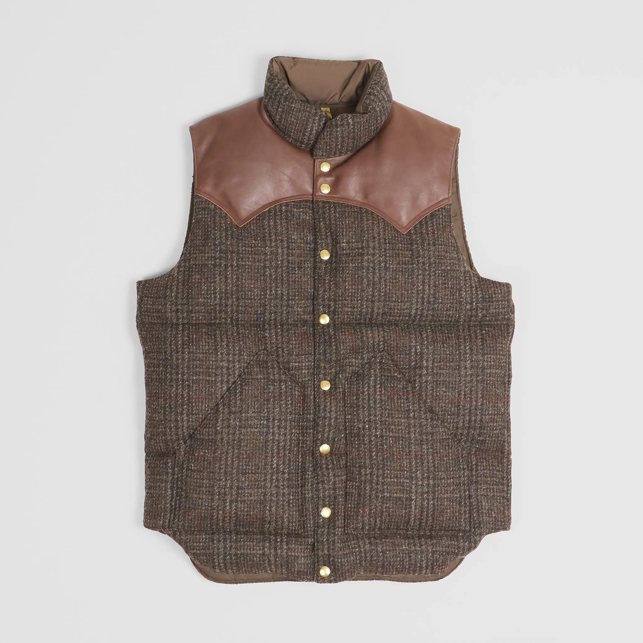 Rocky Mountain Featherbed Harris Tweed Down Vest