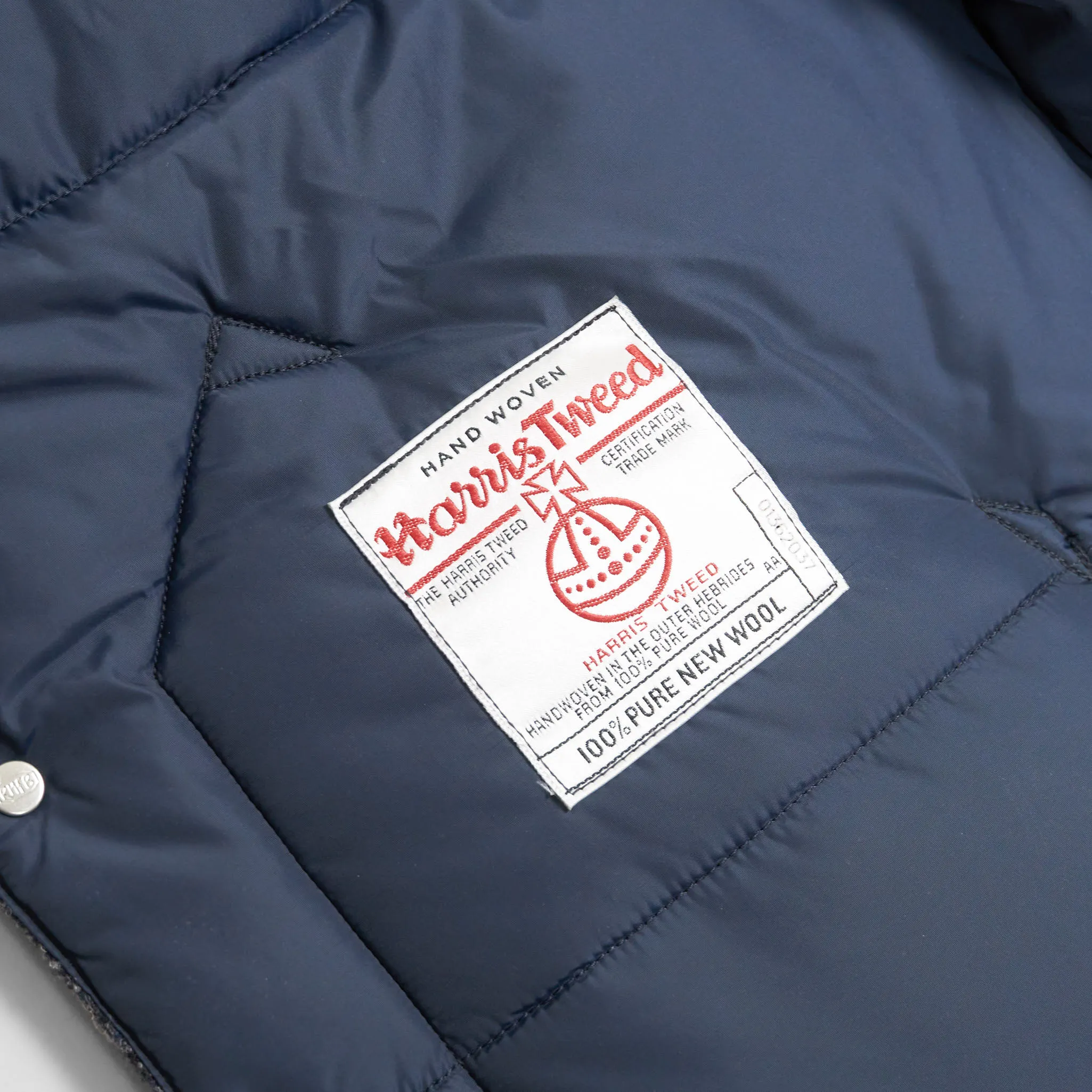 Rocky Mountain Featherbed Harris Tweed Down Vest