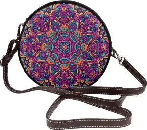 Round Crossbody Bags for Women, Small Purse and Crossbody Handbags Purse Satchel