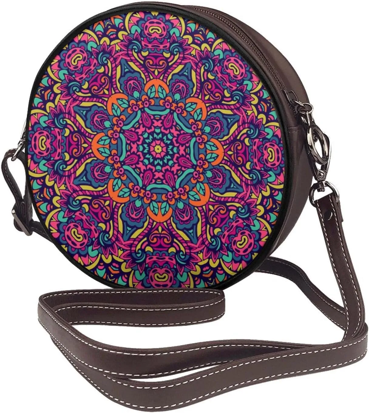 Round Crossbody Bags for Women, Small Purse and Crossbody Handbags Purse Satchel