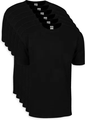 Shaka Wear Men's Cotton T-Shirt  Heavyweight Soft Retro Short Sleeve Crew Neck Plain Tee Top Tshirts Regular Big Size