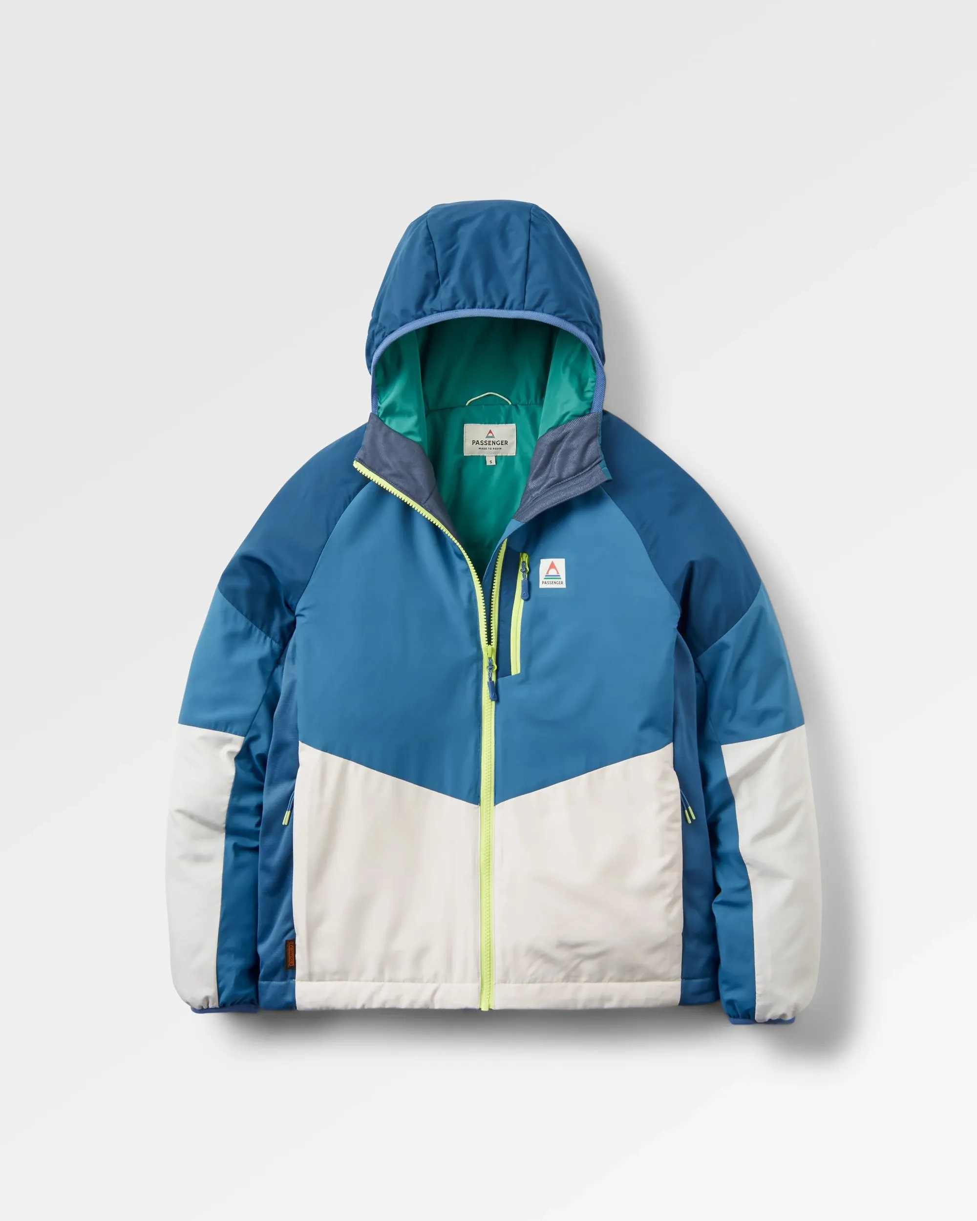 Shasta Lightweight Recycled Thermore Insulated Jacket - Tidal Blue/Blue Steel/Birch