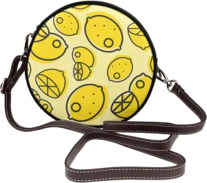 Shoulder Bag Circle Crossbody Bag for Women, Vintage Shoulder Purse, Round Purses Bag for Women