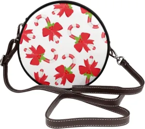 Shoulder Bag Circle Crossbody Bag for Women, Vintage Shoulder Purse, Round Purses Bag for Women