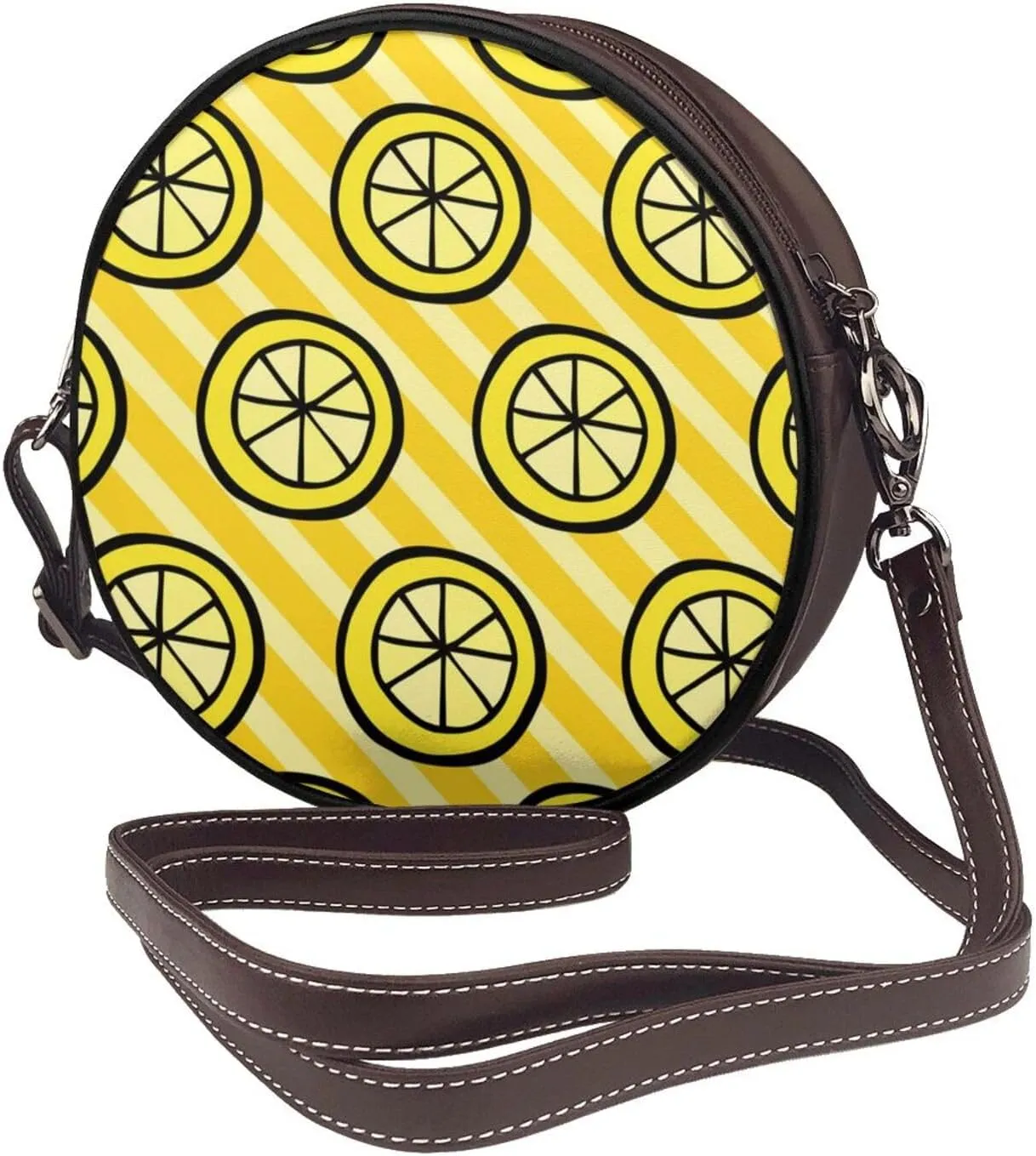 Shoulder Bag Circle Crossbody Bag for Women, Vintage Shoulder Purse, Round Purses Bag for Women