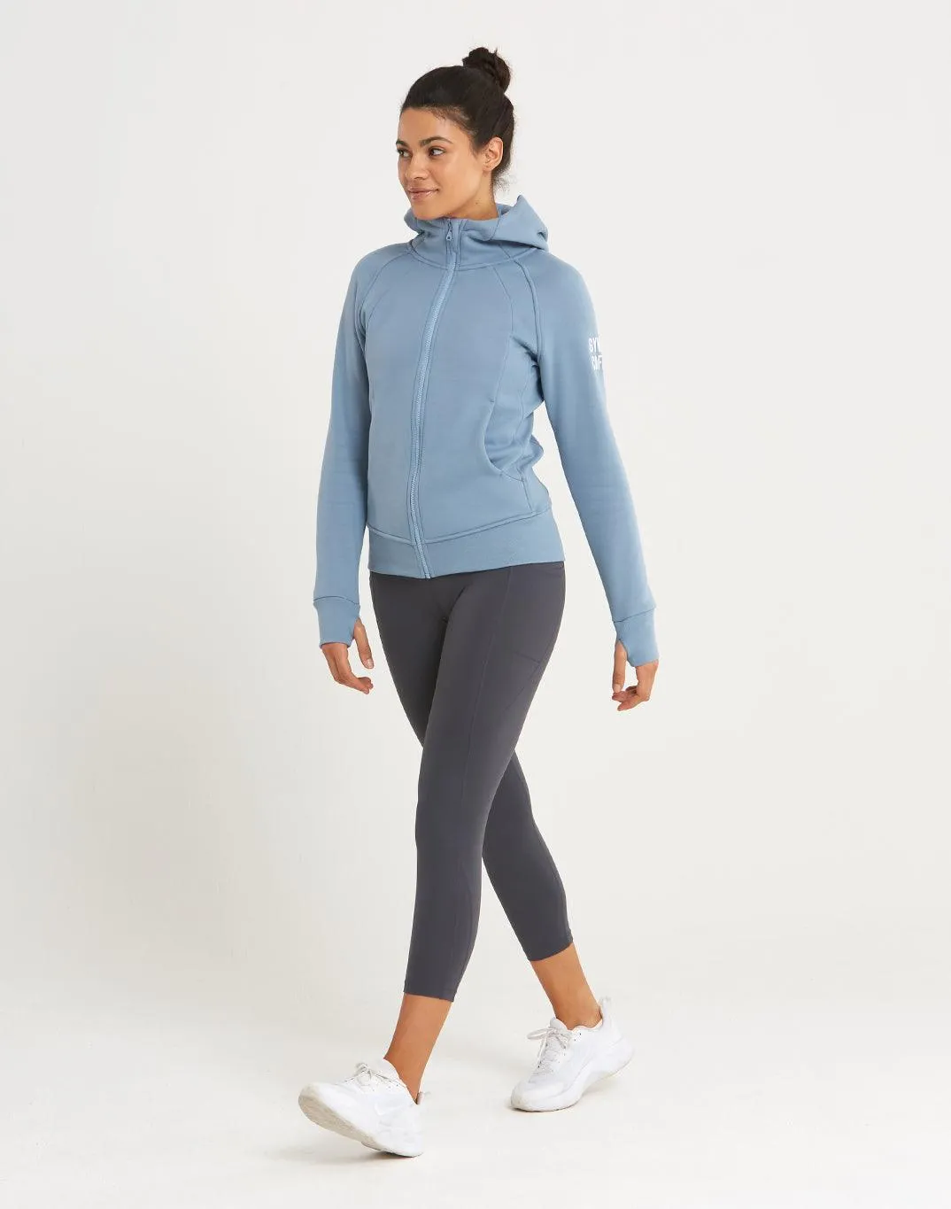 Sierra Hoodie in Cornflower Blue