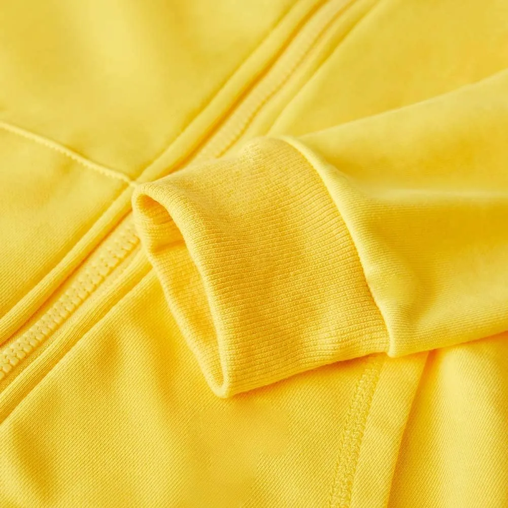 Spring&Gege Youth Solid Classic Hoodies Soft Hooded Full Zip Sweatshirts for Children (3-14 Years)