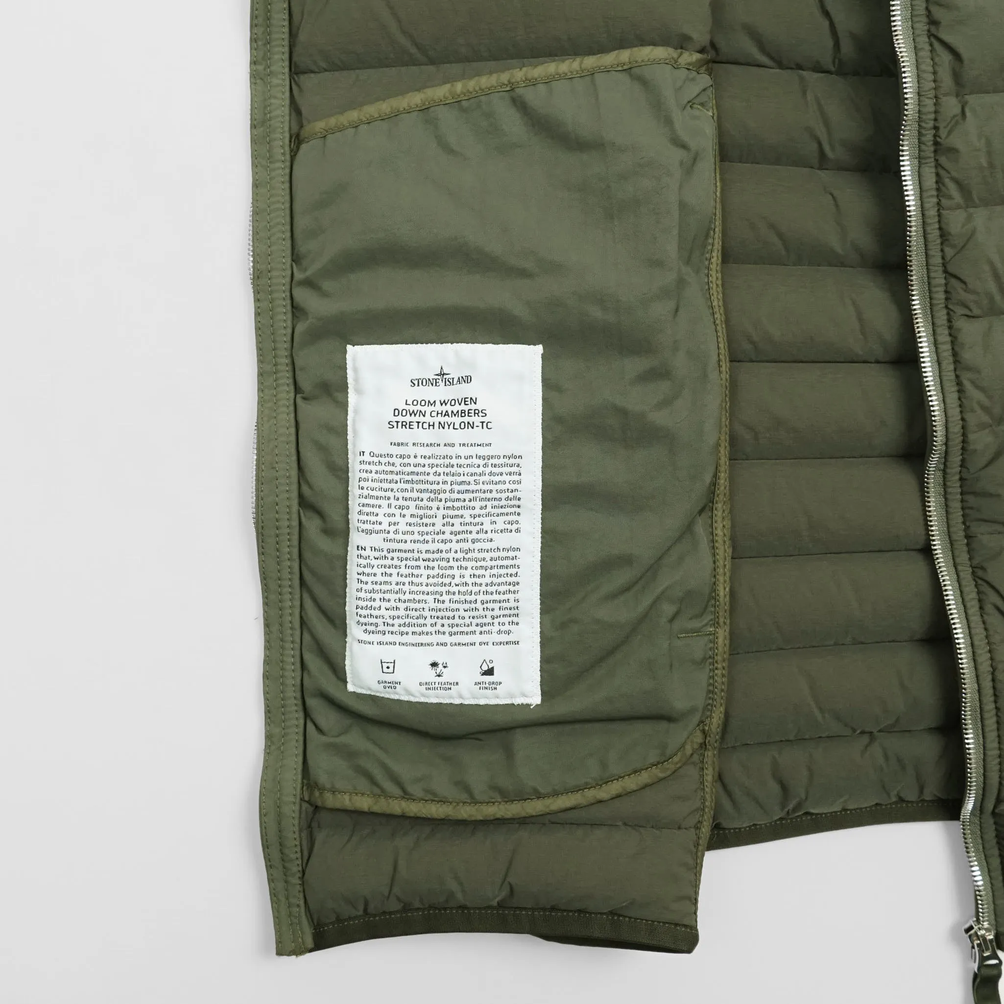 Stone Island Loom Woven Down Stretch Vest