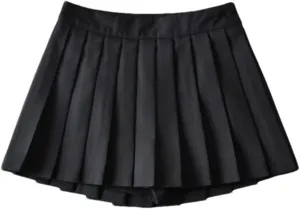 Summer Mini Skirts for Women High Waist Skirts Womens Fashion Vintage Pleated Skirt Tennis A-Line Sexy Skirts