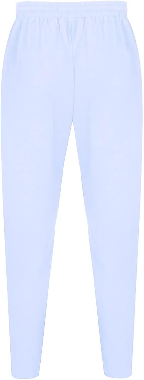 Sweatpants for Men Classic Slacks Male Sport Tapered Split Airoft Fitted Elastic Waist Solid Color Leggings Light