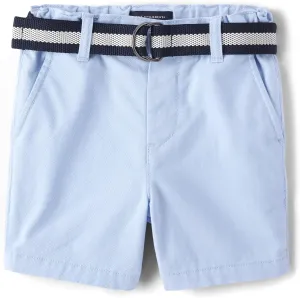 The Children's Place Baby Boys' and Toddler Twill Belted Chino Short