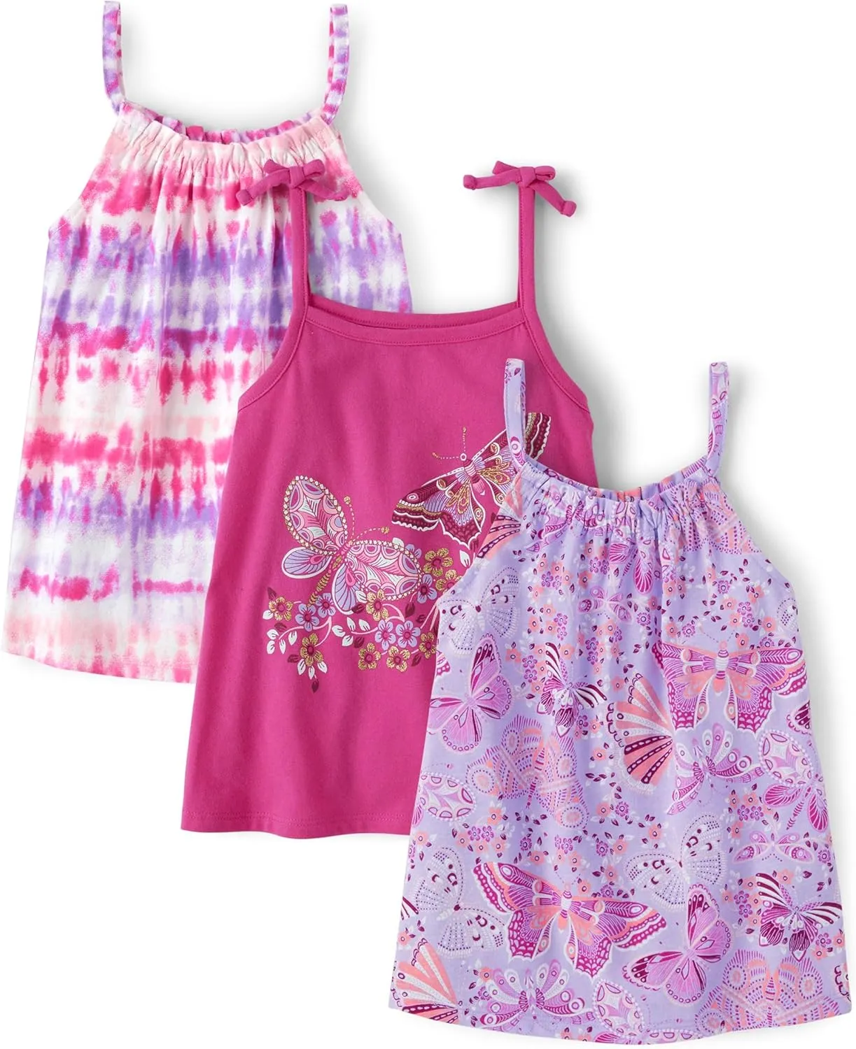 The Children's Place Baby Girls' and Toddler Sleeveless Tie Shoulder Tank Top
